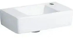 Geberit Renova Compact HWB, verk. Ausladung 40x25cm, Hl. rechts, o. &Uuml;l., wei&szlig;, T...