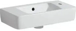 Geberit Renova Compact HWB, verk. Ausladung Ablg., 50x25cm, Hl. re, m.&Uuml;l., wei&szlig; ...