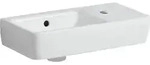 Geberit Renova Compact HWB, verk. Ausladung 50x25cm, Hl. rechts, m. &Uuml;l., wei&szlig;, T...