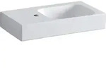 Geberit iCon HWB mit Ablagefl&auml;che, 53x31cm Hahnloch links, o. &Uuml;l., wei&szlig;,