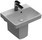 VB Handwaschbecken Avento 450x370mm Rechteck 1HL. mit &Uuml;berlauf Wei&szlig; Alpin