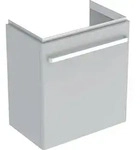 Geberit Renova Compact US 55cm f&uuml;r WT 60cm mit 1 T&uuml;r, 55x60,4x36,7cm, hellgrau