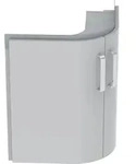Geberit Renova Compact US 69cm f&uuml;r Eck-WT 69,5cm, mit 2 T&uuml;ren, 69x60,4x55cm, hgr...