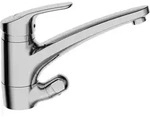 Hansa EHM K&uuml;chenarm. m. Sp&uuml;lm.ventil HANSAMIX 0115 Ausld. 203 mm DN15 chr