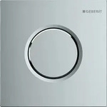 Geberit Typ 01 UR-Strg. mit pneum. Sp-Ausl. Round, hochglanz verchromt