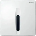 Geberit UR-Strg. mit elektron. Sp&uuml;lausl&ouml;sung Netzbetr. Abdeckpl. eckig aus Kst.,...