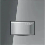Geberit Typ 50 UR-Strg., eckig, pneum Sp-Ausl Rauchglas verspiegelt / chrom geb&uuml;...
