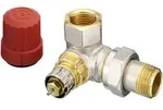 Danfoss Ventilgeh&auml;use RA-N 15 R 1/2, WE rechts, matt vernickelt