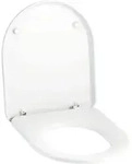 Geberit Mango WC-Sitz, wei&szlig; Scharniere verchromt