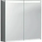 Geberit Option Spiegelschrank mit Beleuchtung zwei T&uuml;ren, 75x70x15cm