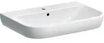 Geberit Smyle Waschtisch, 70x48cm m. Hl., m. &Uuml;l., wei&szlig;, KeraTect