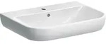 Geberit Smyle Waschtisch, 65x48cm m. Hl., m. &Uuml;l., wei&szlig;, KeraTect