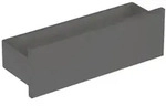 Geberit Smyle Wandablage, eckig 45x14,8x14,3cm, lava
