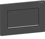Geberit Sigma10 BetPl., eckig, Sp&uuml;l-Stopp-Sp. verschr. schwarz matt, Etc...