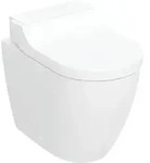 Geberit AquaClean Tuma Comfort WC-Komplettanlage Stand-WC, Glas wei&szlig;