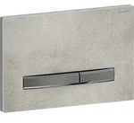 Geberit Sigma50 BetPl., eckig, 2-Mengen-Sp. schwarzchrom geb&uuml;rstet, Etc/Betonopt...