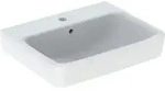 Geberit Renova Plan Waschtisch, 55x44cm m. Hl., m. &Uuml;l., wei&szlig;, KeraTect