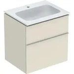 Geberit iCon Set MWT m. US, 2 Schubl. 60x63x48cm, sandgrau