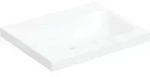 Geberit iCon Light Aufsatzwaschtisch 60x48cm ohne Hahnloch, ohne &Uuml;l., wei&szlig;,...