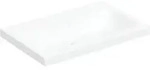 Geberit iCon Light Aufsatzwaschtisch 75x48cm ohne Hahnloch, ohne &Uuml;l., wei&szlig;,...