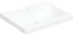 Geberit iCon Light Aufsatzwaschtisch 60x48cm mit Hahnloch, ohne &Uuml;l., wei&szlig;,...