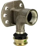 Viega Wandscheibe mit SC Raxofix 5325.5 in 16mm x Rp1/2 Siliziumbronze