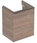 Geberit Smyle US f&uuml;r HWB, eckig, m. 1 T&uuml;r re 49,2x61,7x40,6cm, Nussbaum