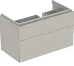 Geberit Xeno2 Unterschrank f. WT m. Ablg. li m. 2 Schubl., 88x53x46,2cm, greige