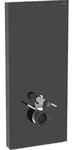 Geberit Monolith Sanit&auml;rmodul f&uuml;r Wand-WC 114cm Glas schwarz, Alu....