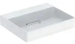 Geberit ONE AS-WT eckig, 50x41cm, CleanDrain o. Hl., o. &Uuml;l., wei&szlig;,