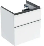 Geberit iCon Unterschrank f&uuml;r WT, 2 Schubl. 59,2x61,5x47,6cm, wei&szlig; hgl./Gr....