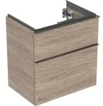 Geberit iCon Unterschrank f. WT, verk. Ausld. 59,2x61,5x41,6cm, Nussbaum hi./Gr....
