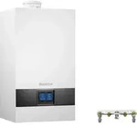 Buderus W25 mit GB172i.2-20 KDW H, Kombitherme 20 kW, wei&szlig;, Aufputz, BC400, E/H