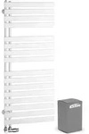 Kermi Designheizk&ouml;rper Credo Half flat, 1039x450 mm (H x L), wei&szlig;, links