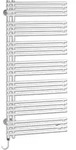 Kermi Badheizk&ouml;rper Diveo, Mittenanschluss, 1700x600 mm (HxL), silber, SR links