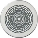 Vaillant Design Abdeckblende rund &Oslash; 125 mm Vortex Edelstahl
