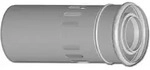Wolf Luft-/Abgasrohr konzentrisch DN60/100, L&auml;nge 250mm, wei&szlig;,...