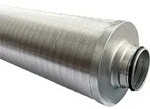 Junkers Bosch Schalld&auml;mpfer SDF100-2, DN 100, flexibel, rund, 500 mm lang