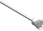 Viessmann Tauchh&uuml;lse G 1/2 x 100 mm lang, mit Halteklammer