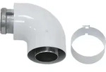 Vaillant Bogen 90&deg; konzentrisch &Oslash; 60/100 Alu