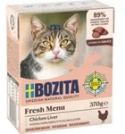 Bozita H&auml;ppchen in Sauce mit H&uuml;hnerleber 6x370 g