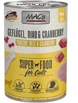 MAC ́s CAT Gefl&uuml;gel, Rind & Cranberry 6x400 g