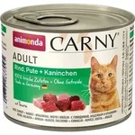 Animonda Carny Adult Rind, Pute + Kaninchen 6x200 g
