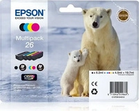 Epson C13T26164010, Epson 26 Multipack 4-farbig (C13T26164010) Druckerpatronen