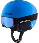 Alpina ZUPO SET & SCARABEO JR - Skihelm mit Brille f&uuml;r Kinder - 48-52cm blue...