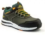 WorkPower Rual-Tex Sicherheitshalbschuh Tann S3 Gr. 39 grau/gr&uuml;n/orange