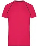 James & Nicholson Funktions-Shirt Herren JN496 Gr. 2XL bright-pink/titan