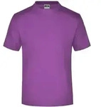James & Nicholson Komfort-T-Shirt aus Single-Jersey Herren JN001 Gr. L purple