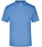 James & Nicholson Komfort-T-Shirt aus Single-Jersey Herren JN001 Gr. L aqua