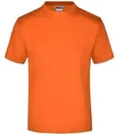 James & Nicholson Komfort-T-Shirt aus Single-Jersey Herren JN001 Gr. L dark-orange